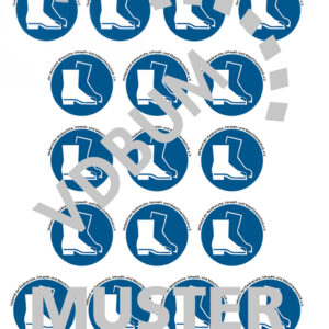 Symbol Fußschutz M08 46